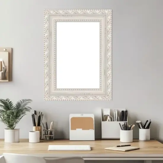 Amanti Art Opera Off White Framed Dry Erase Magnetic Board image {5}