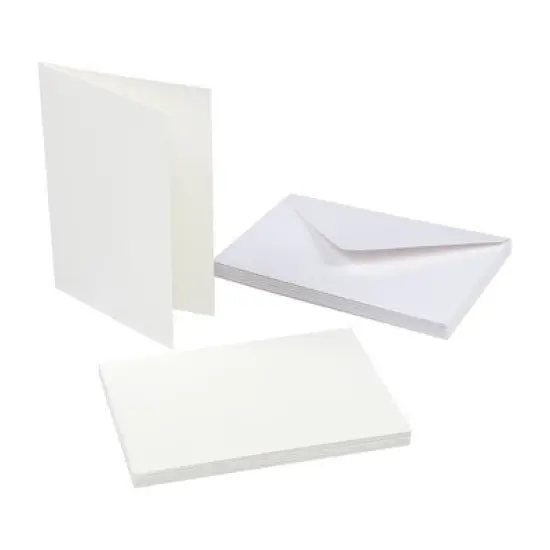 New York Central Folded Watercolor Cards with Envelopes - 5" x 7" - 140lb Cold Pressed, Bright White 100% Cotton - Archival Acid-Free Watercolor Paper image {6}