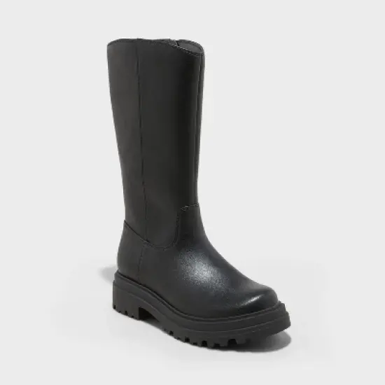 Girls' Blake Riding Boots - art class&trade; Black image {4}