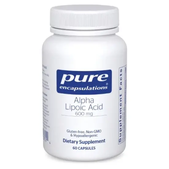 Pure Encapsulations Alpha Lipoic Acid 600 mg - Liver Support, Antioxidants, Nerve and Cardiovascular Health, and Carbohydrate Support image {10}