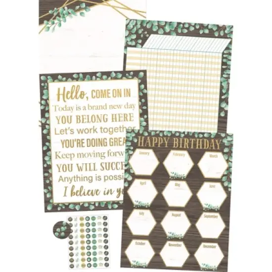 Teacher Created Resources&reg; Eucalyptus Classroom Essentials Chart Pack image {5}