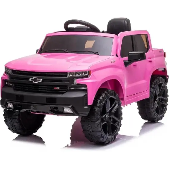 12V Kids Ride-On Truck, Electric Vehicle for Toddlers, Remote Control, MP3/Bluetooth, LED Lights, Spring Suspension, Ride-On Toy for Boys Girls image {7}