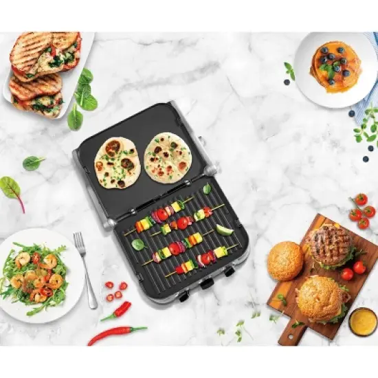 Cuisinart Griddler - Stainless Steel - GR-4NP1 image {1}