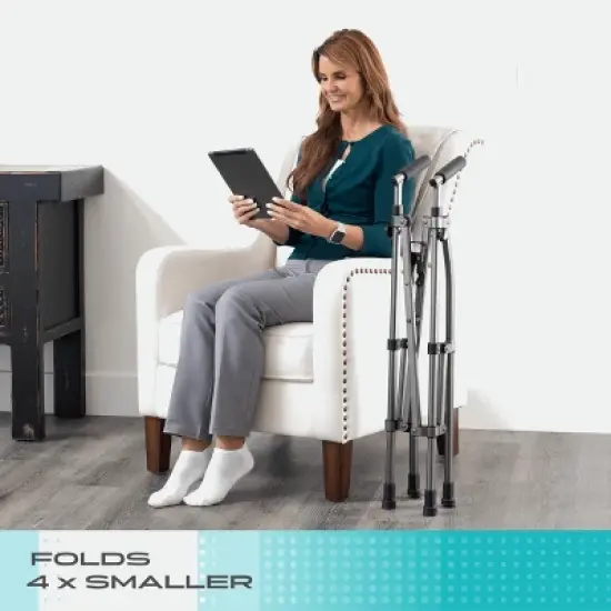 Stander Wonder Walker Lite, Lightweight Folding Walker for Seniors without Wheels image {2}