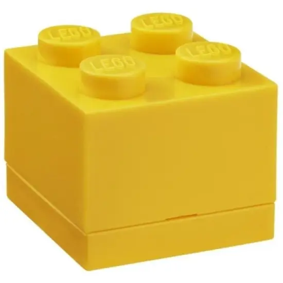 Room Copenhagen LEGO Mini Box 4, Bright Yellow image {1}