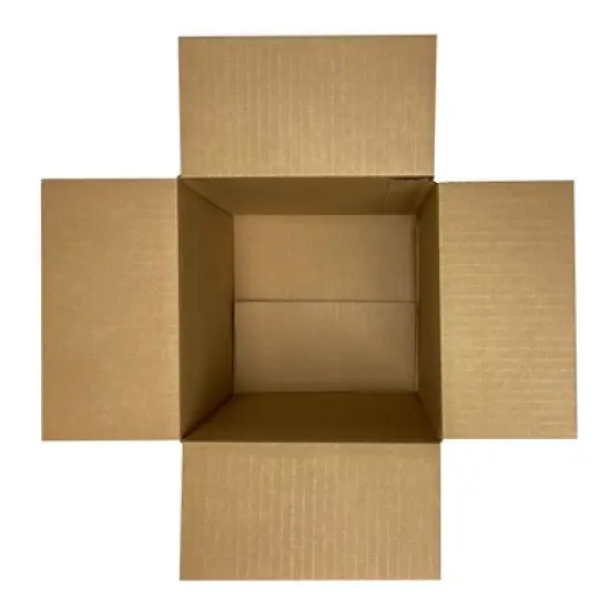 UOFFICE Pack of 50 Corrugated Boxes 4" x 4" x 4" Single-Wall Cube Boxes image {5}