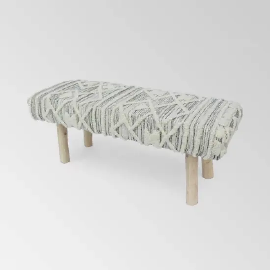 Laveta Boho Rectangular Bench - Christopher Knight Home image {6}