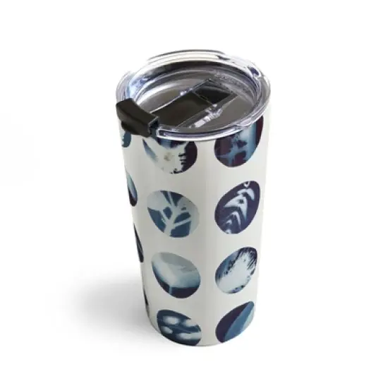 Alisa Galitsyna Botanical Cyanotypes 20 oz Stainless Steel Travel Mug - Deny Designs image {3}