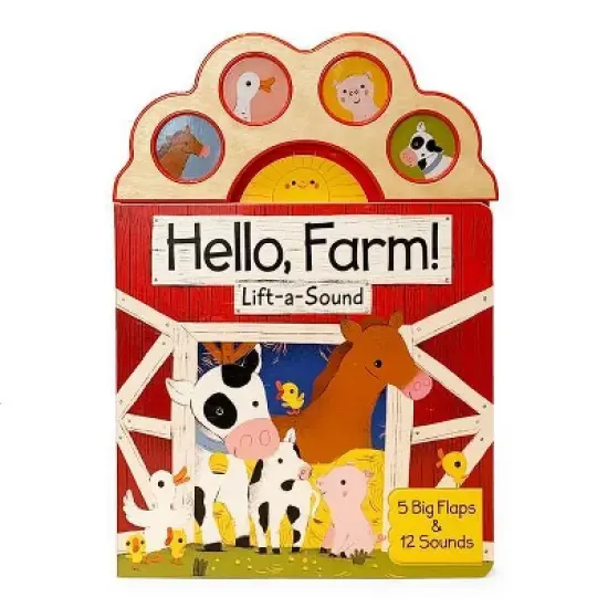 Hello Farm! - by Carmen Crowe (Board Book) image {1}