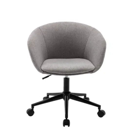 Modern Curved Back Barrel Office Chair - WOVENBYRD image {18}