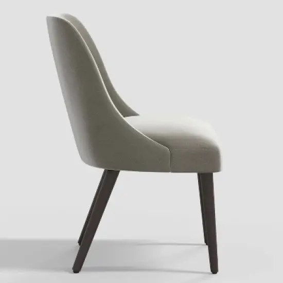 Geller Modern Dining Chair in Shiny Velvet Mystere - Threshold&trade; image {9}