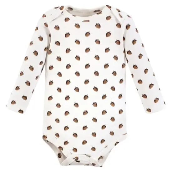 Hudson Baby Unisex Baby Cotton Long-Sleeve Bodysuits, Hello Fall image {6}