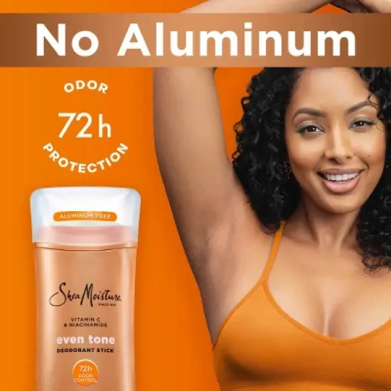 SheaMoisture Solid Deodorant Stick Even Tone - Vitamin C & Niacinamide - Aluminum-Free 2.6oz image {6}