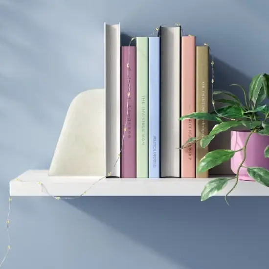 10.5' 30ct Battery Operated LED Dewdrop Fairy String Lights with Silver Wire - Room Essentials&trade; image {1}