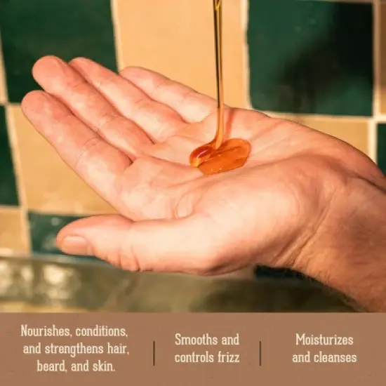 18.21 Man Made Spiced Vanilla 3-in 1 Travel Size Mens Shampoo+Conditioner+Body Wash, 3.4 oz image {5}