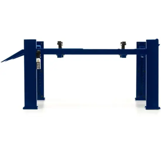 Adjustable Four Post Lift Blue for 1/18 Scale Diecast Model Cars by Greenlight image {3}