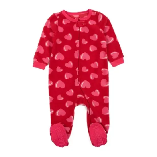 Leveret Footed Sleeper Fleece Pajamas image {4}
