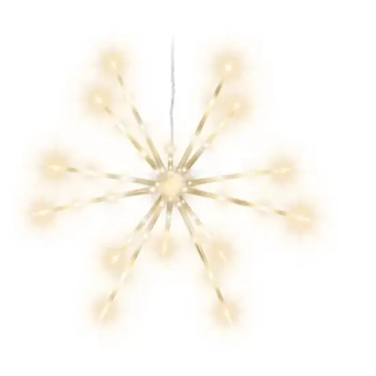 Gemmy LED LightShow 22-inch Classic White StarBurst image {4}