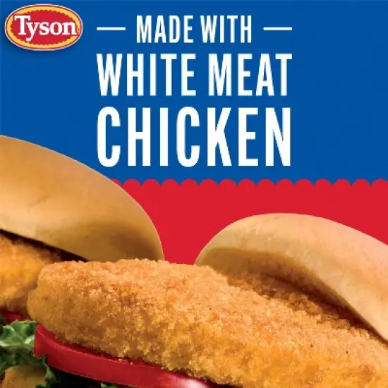 Tyson All Natural Chicken Breast Patties - Frozen - 23oz image {4}