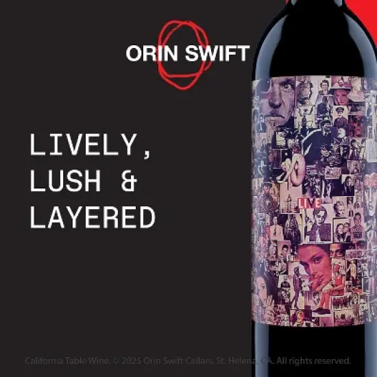 Orin Swift Abstract Red Blend Red Wine - 750ml Bottle image {2}