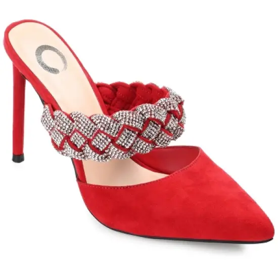 Journee Collection Womens Hazzl Tru Comfort Foam Pointed Toe High Stiletto Pumps image {12}
