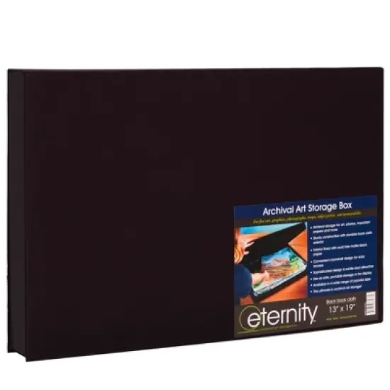 HG Concepts Art Portfolio Storage Box Eternity Archival Clamshell Box For Storing Artwork, Photos & Documents Deluxe image {7}