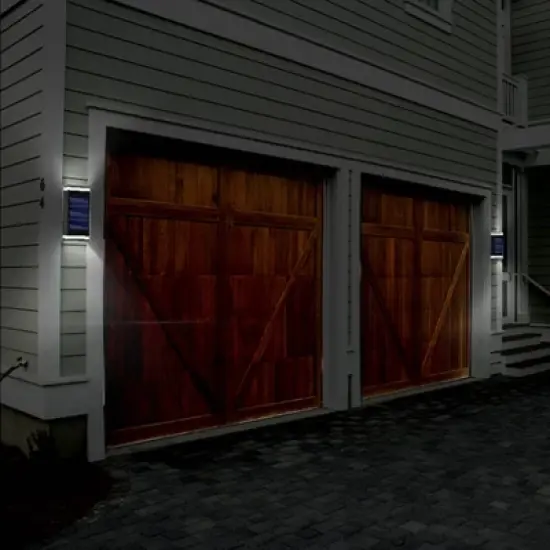 LED Solar Dual Direction Outdoor Wall Light - Techko Maid: Waterproof & Weather-Resistant image {11}