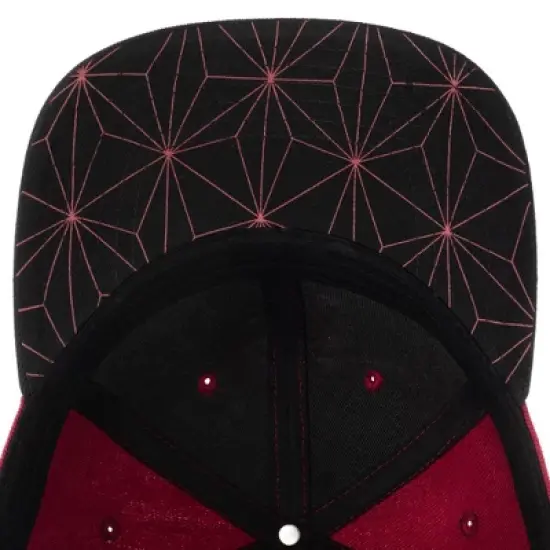 Demon Slayer Sublomation Red embroidered Patched Snapback Cap Hat image {4}