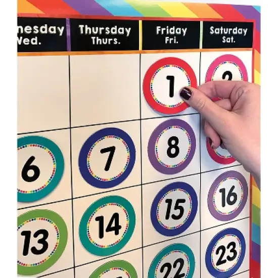 Schoolgirl Style Just Teach Numbers Magnetic Cut-Outs, 36 Per Pack, 2 Packs image {4}