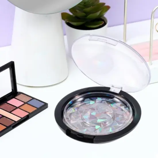 Unique Bargains Round Eyelash Storage Case Black Colorful 1 Set image {3}