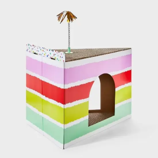 Birthday Slice Novelty Cat Scratcher - 15.5" - Boots & Barkley&trade; image {3}