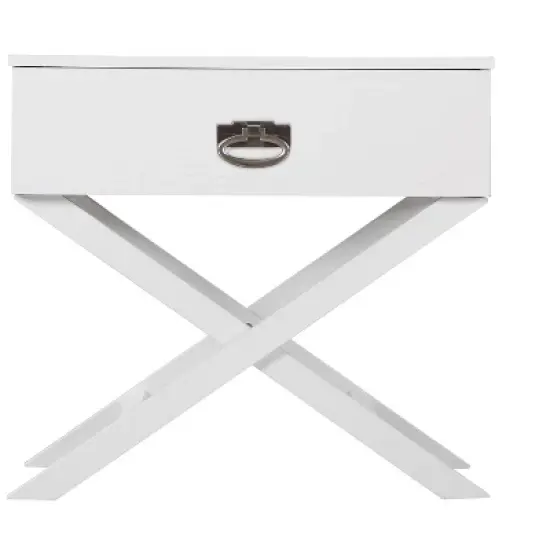 Passion Furniture Xavier 1-Drawer Nightstand (25 in. H x 16 in. W x 27 in. D) image {6}