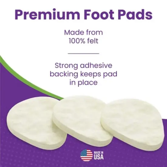 Mars Wellness Metatarsal Felt Foot Pad 6 Pairs image {2}