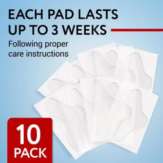 Impresa 10 Pack Nasal Pads for CPAP Mask - CPAP Nose Pads - CPAP Supplies for CPAP Machine - Sleep Apnea Mask Comfort Pad image {3}