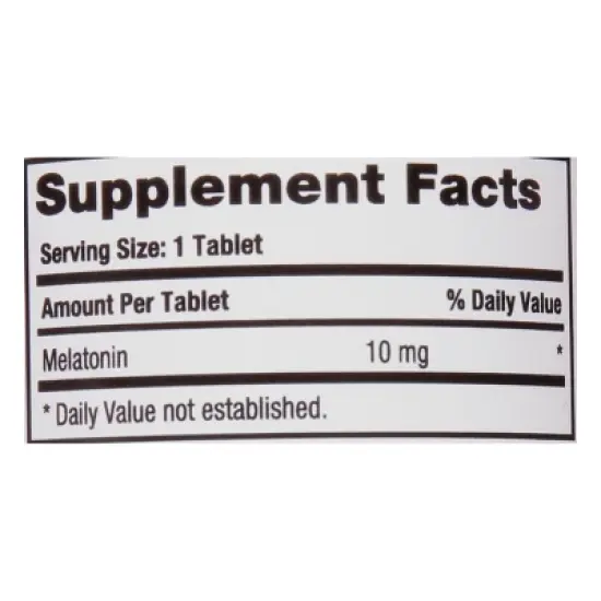 Leader Tablets 10 mg Melatonin 60 ea image {7}