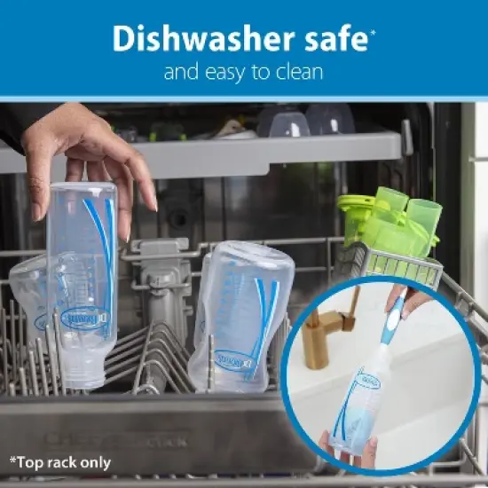 Dr. Brown's Anti-Colic Options+ Narrow-Neck Baby Bottle - Pig & Frog Deco - 8 fl oz/2pk image {7}