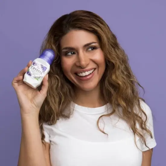 Crystal Mineral Roll-On Deodorant - Lavender & White Tea - 2.25 fl oz/3pk image {4}