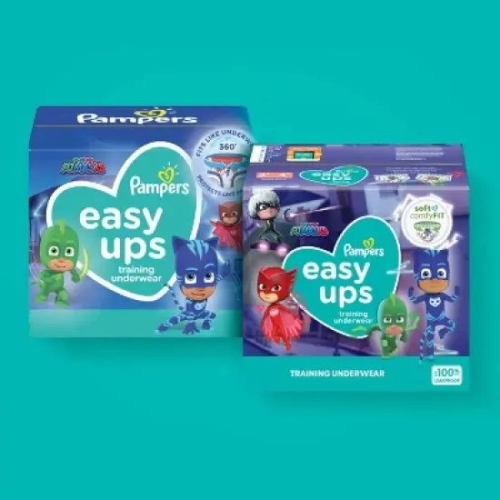 Pampers Easy Ups Boys' PJ Masks Training Underwear - (Select Size and Count) image {1}