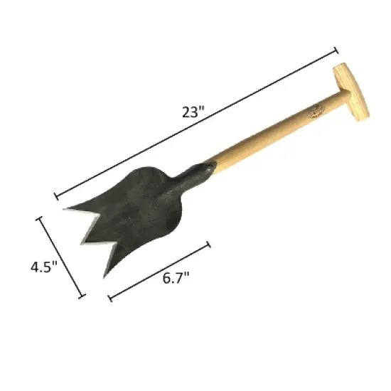 DeWit Tulip Spade with T-Handle &ndash; Precision Digging & Planting Tool image {2}