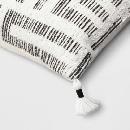 Oversized Modern Geometric Patterned Lumbar Throw Pillow - Threshold&trade; image {3}