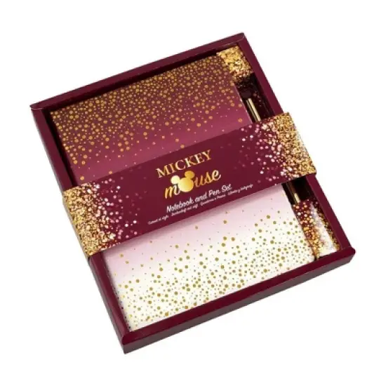 Funko Funko Disney Mickey Mouse Notebook & Berry Glitter Pen image {4}