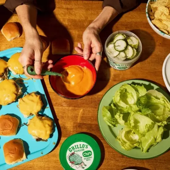 Grillo's Pickles Classic Dill Pickle Chips - 16 fl oz image {8}