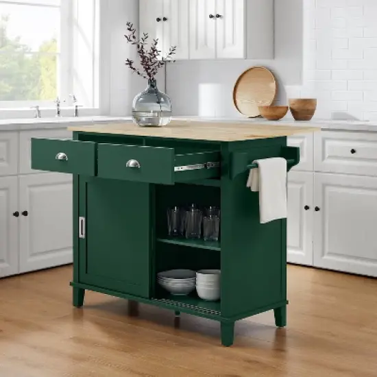 Cora Drop Leaf Kitchen Island - Crosley image {2}