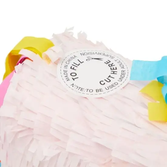 Blue Panda Unicorn Pinata for Girls Birthday Party - Unicorn, Rainbow Theme Birthday Party Supplies (Pink, Small, 13x15.5x5 in) image {3}