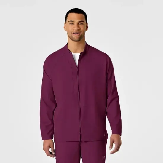 Wink Men's Zip Front Warm Up Jacket image {13}