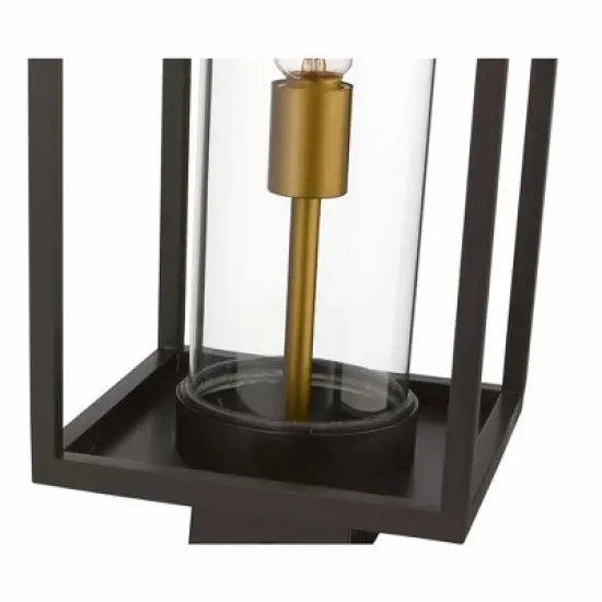 Dunbroch 20.25" Outdoor Post Mount Light - Dimmable Aluminum Lantern, Wet Rated, 1 Bulb image {2}