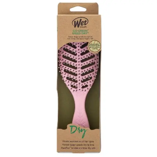 Wet Brush Go Green Speed Dry Hair Brush - Pink image {4}