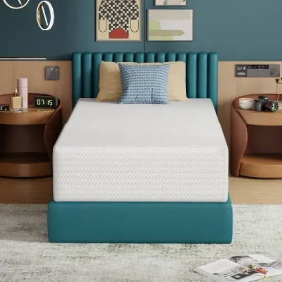 BestMassage 12 Inch Mattress Gel Memory Foam Mattress Medium Firmness Mattresses for Cool Sleep & Pressure Relief CertiPUR-US Certified image {10}