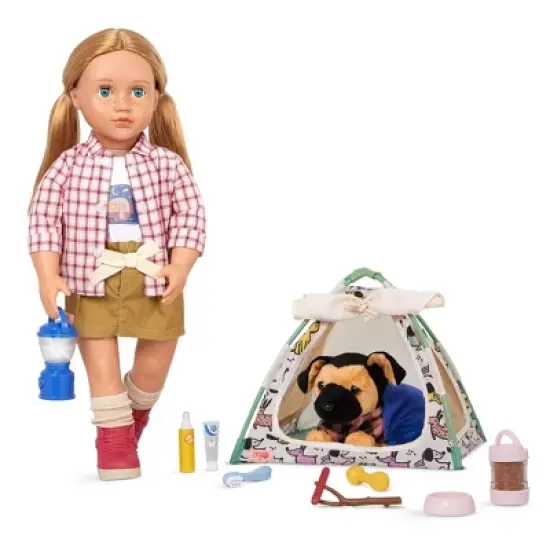 Our Generation Camping Tails Pet Tent Accessory Set for 18" Dolls image {3}