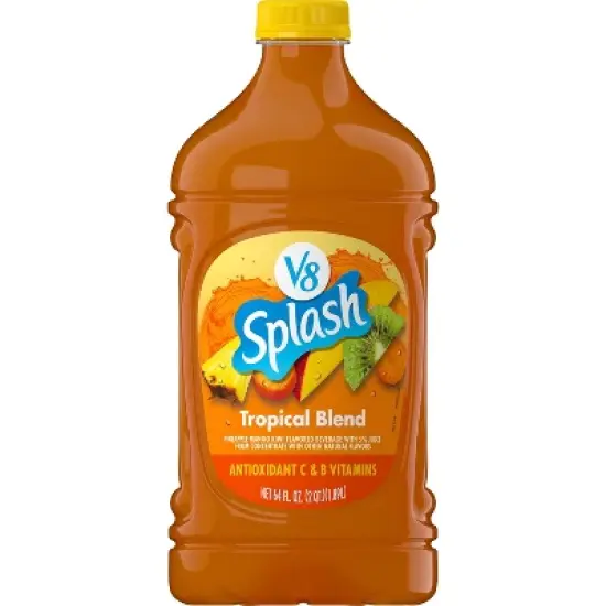 V8 Splash Tropical Blend Juice - 64 fl oz Bottle image {4}